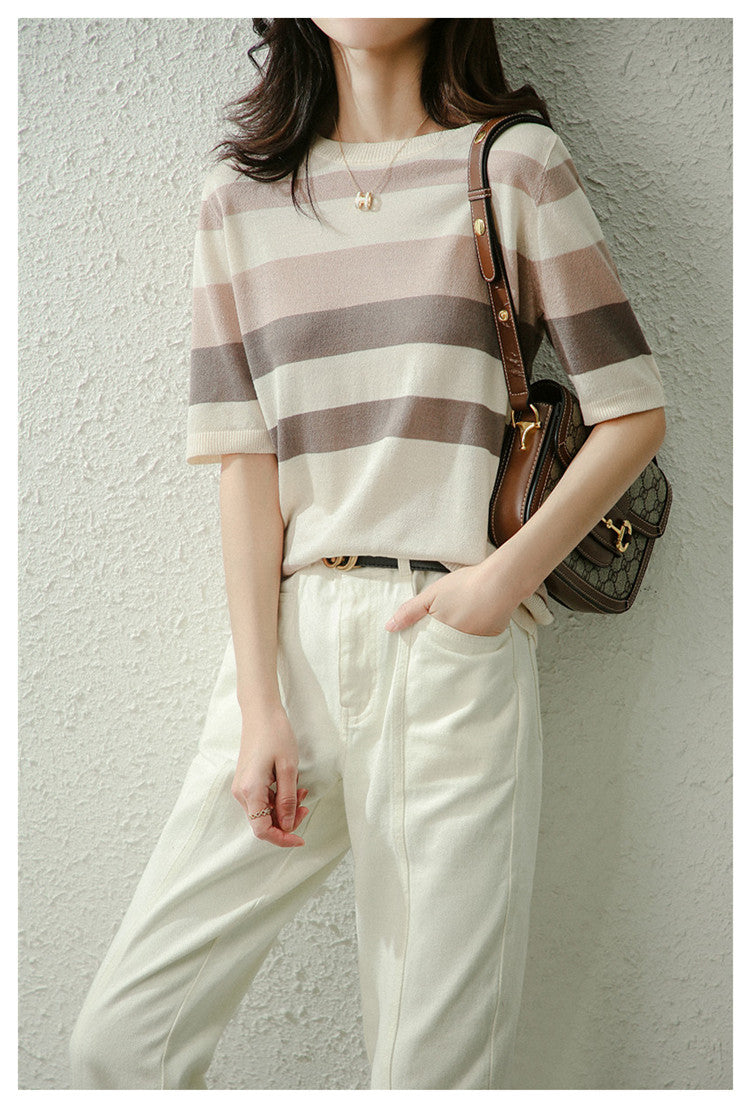 Coastal Lines Knit Tee