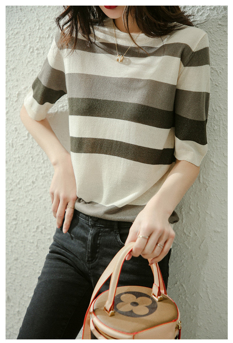 Coastal Lines Knit Tee