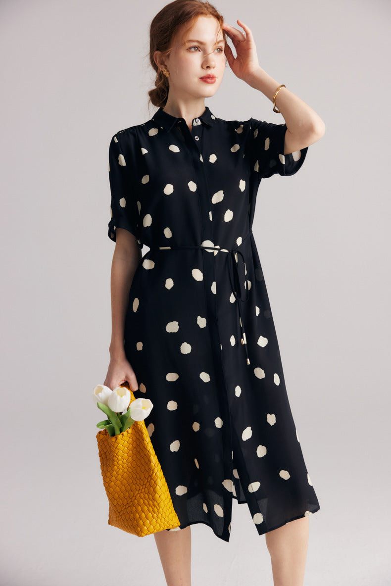 Celeste Silk Wrap Dress
