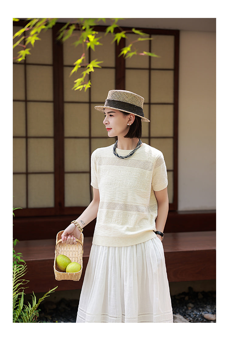 Loomlight Jacquard Top