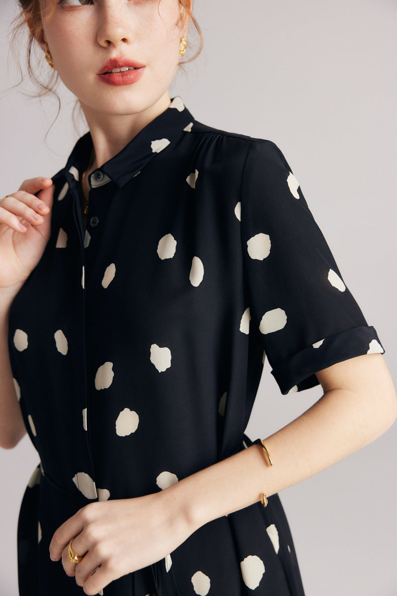 Celeste Silk Wrap Dress