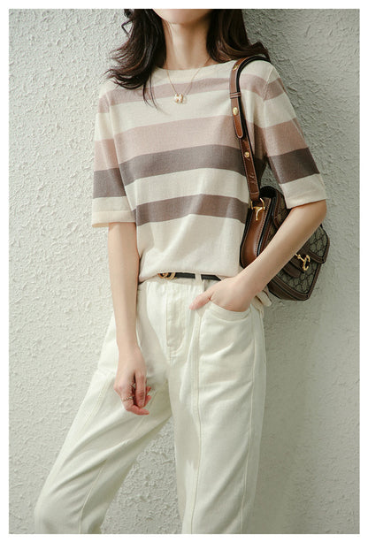 Coastal Lines Knit Tee