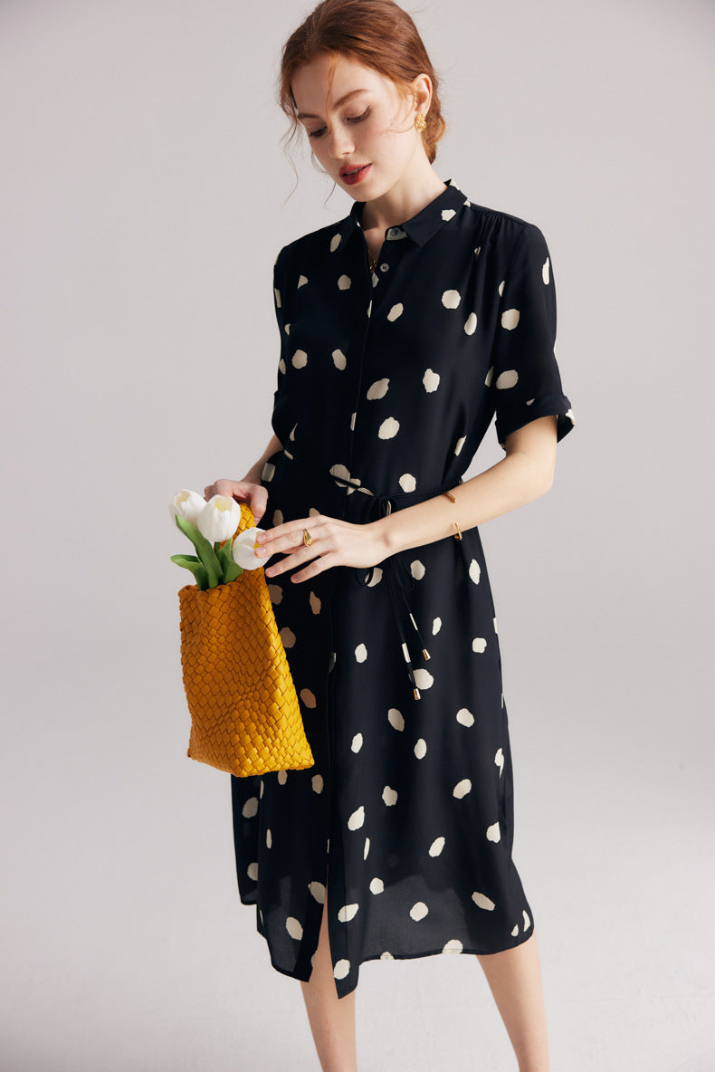 Celeste Silk Wrap Dress