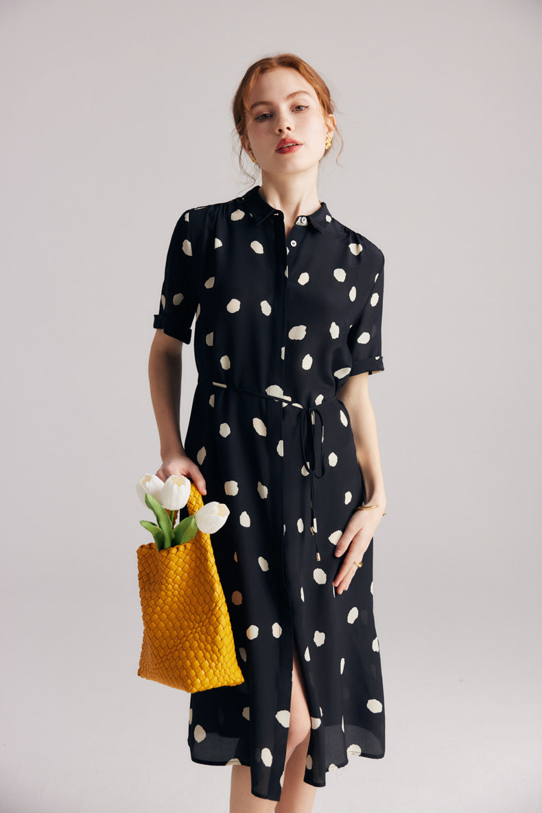 Celeste Silk Wrap Dress