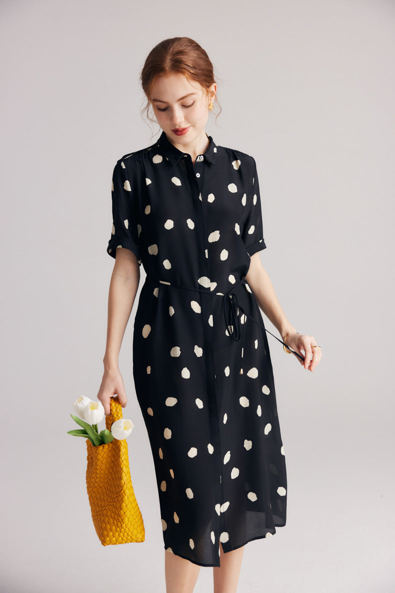 Celeste Silk Wrap Dress