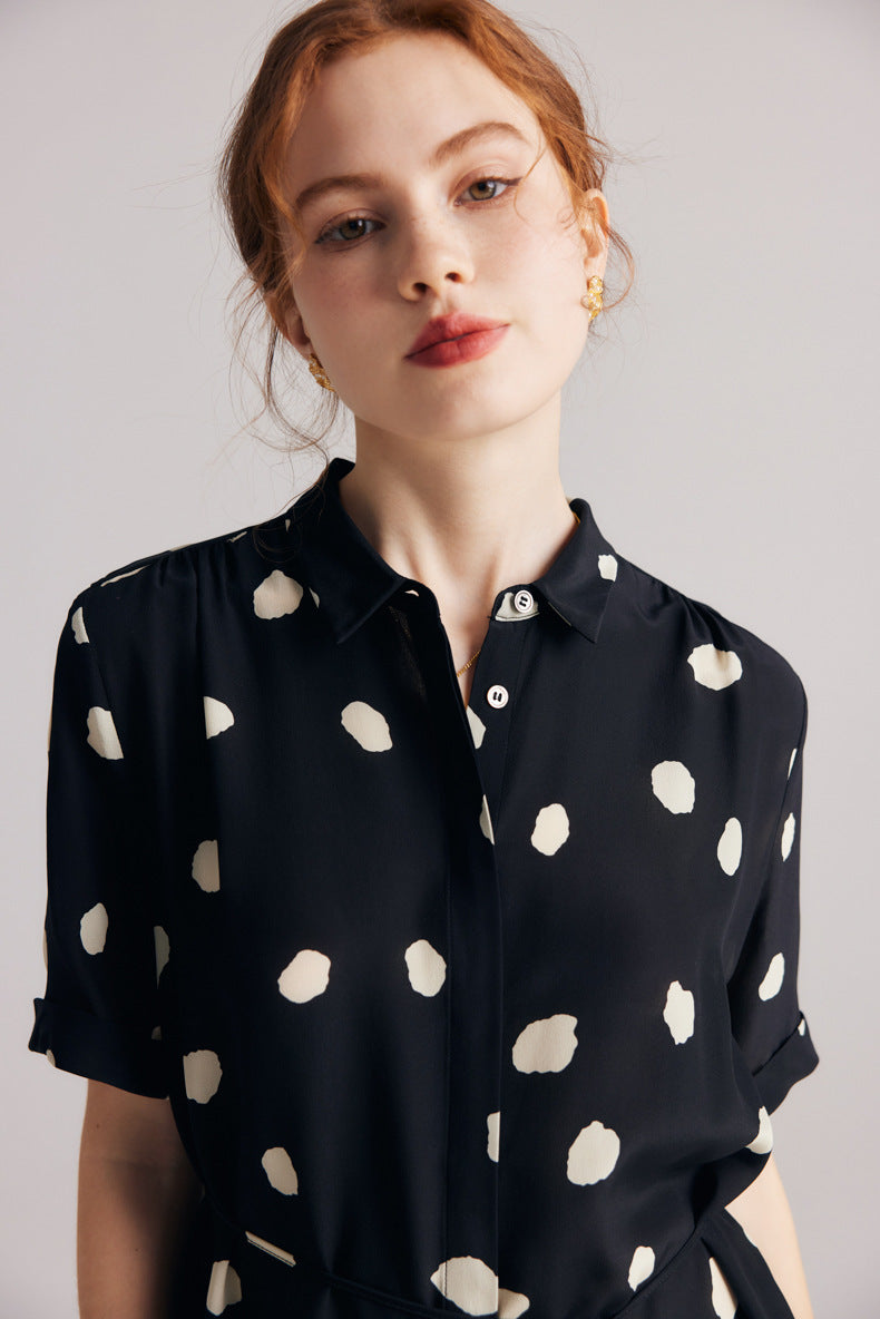Celeste Silk Wrap Dress