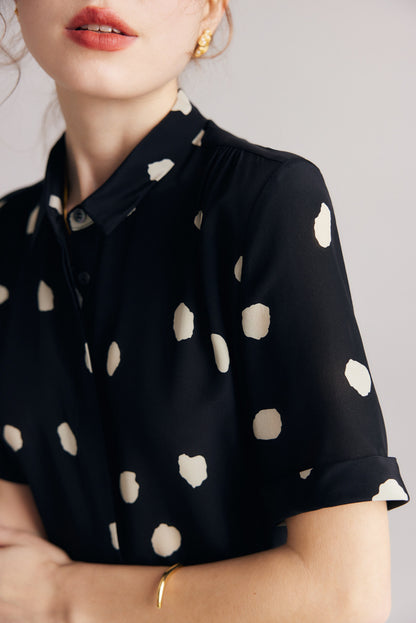 Celeste Silk Wrap Dress