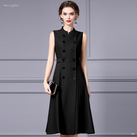 Aurelia Buttoned Elegance