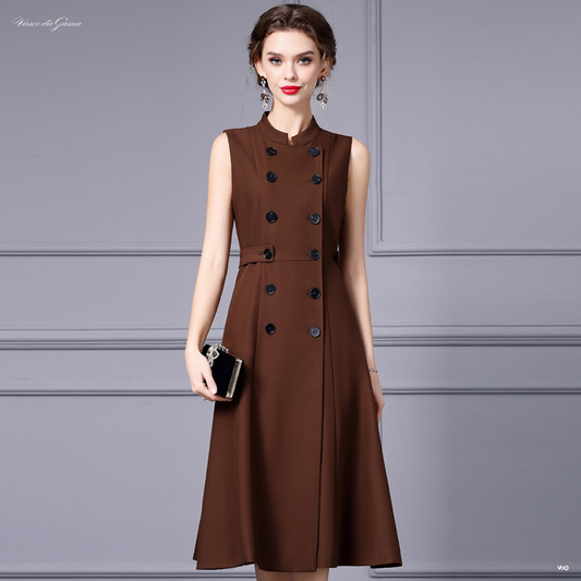 Aurelia Buttoned Elegance