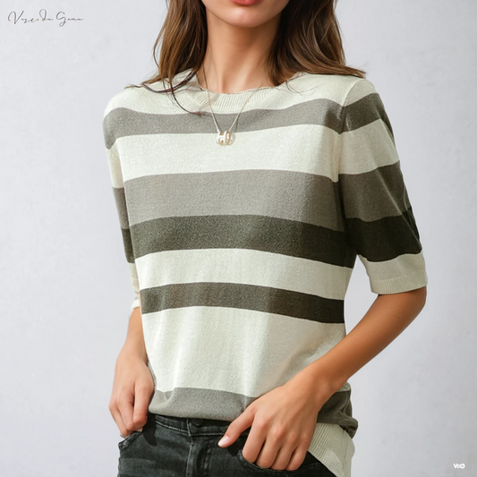 Coastal Lines Knit Tee