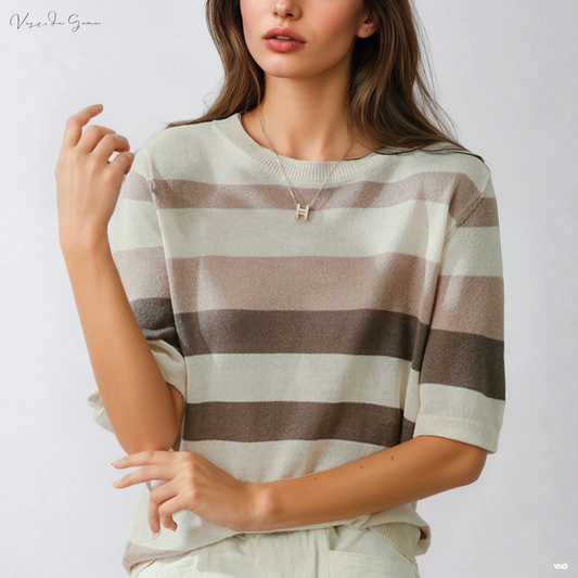 Coastal Lines Knit Tee