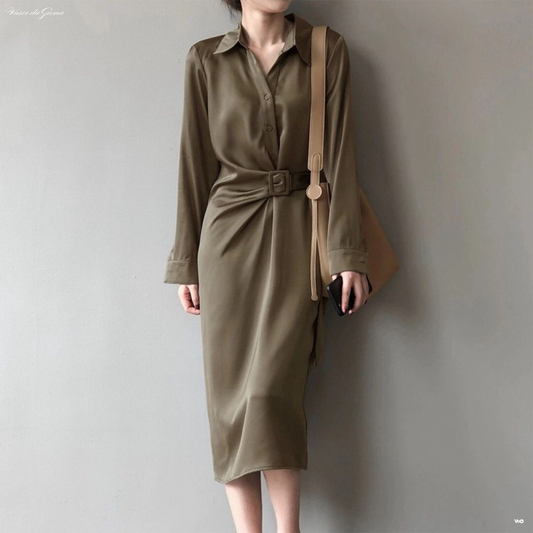 Lysandra Tie-Waist Dress