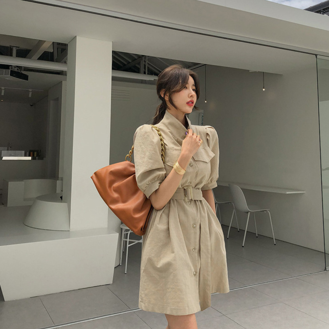 Poppy Button Midi